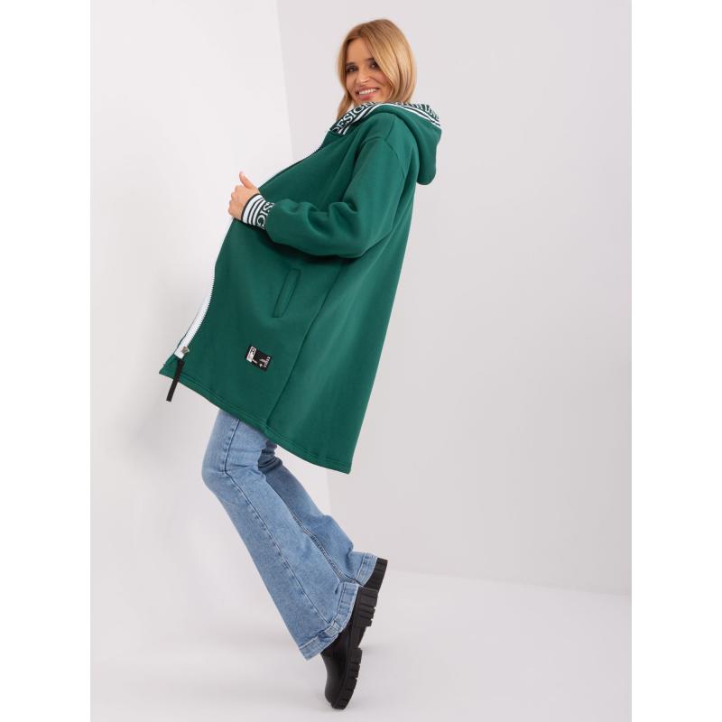 Dámská mikina ADRIA tmavě zelená 