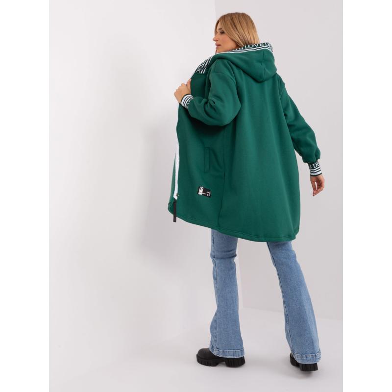 Dámská mikina ADRIA tmavě zelená 