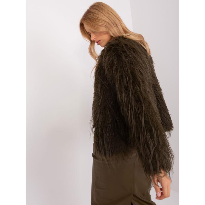 Dámská bunda s kožešinovou podšívkou ALDA khaki 