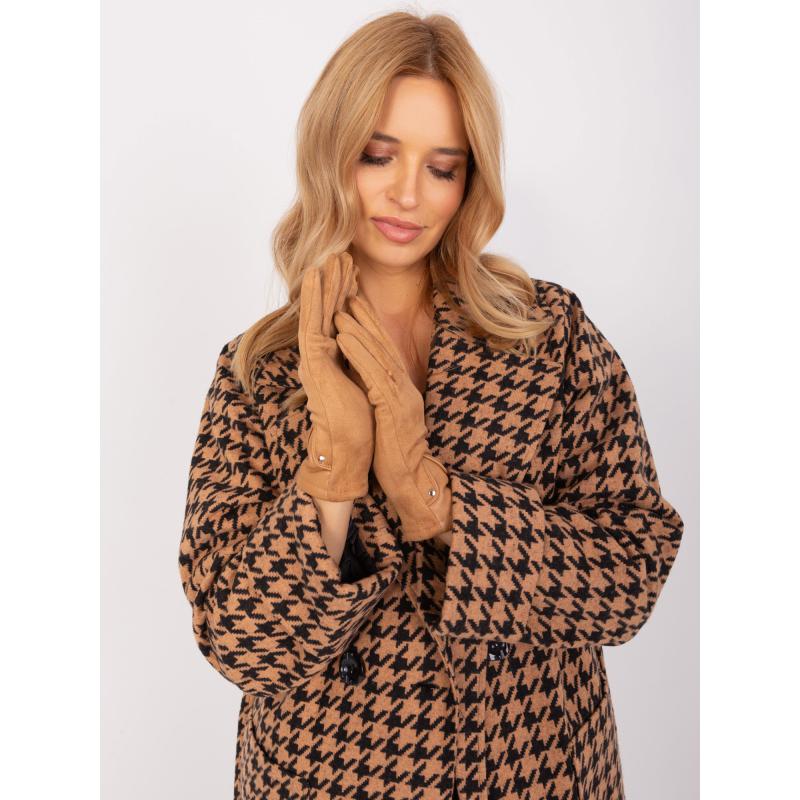 Dámské elegantní rukavice ALEXA hnědé