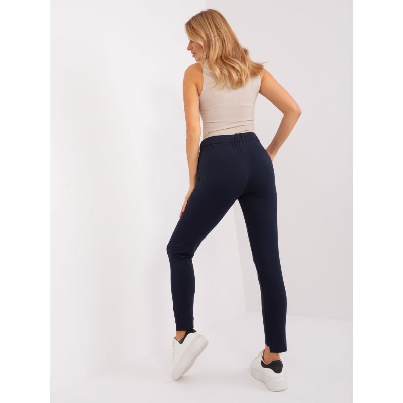 Női egyenes szárú melegítőnadrág ALJA tengerészkék