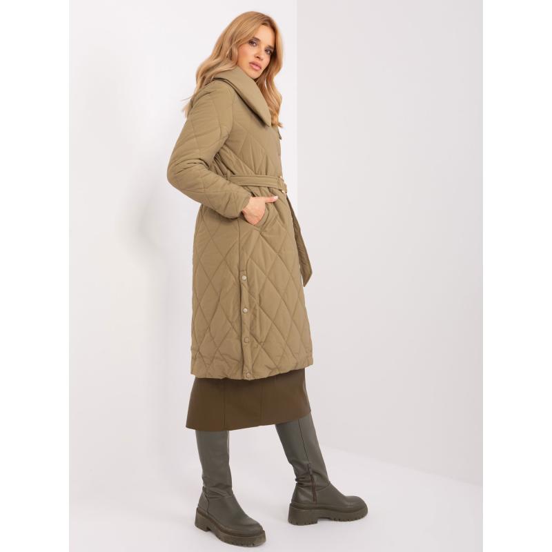 Dámská bunda s prošíváním ALVINA khaki 