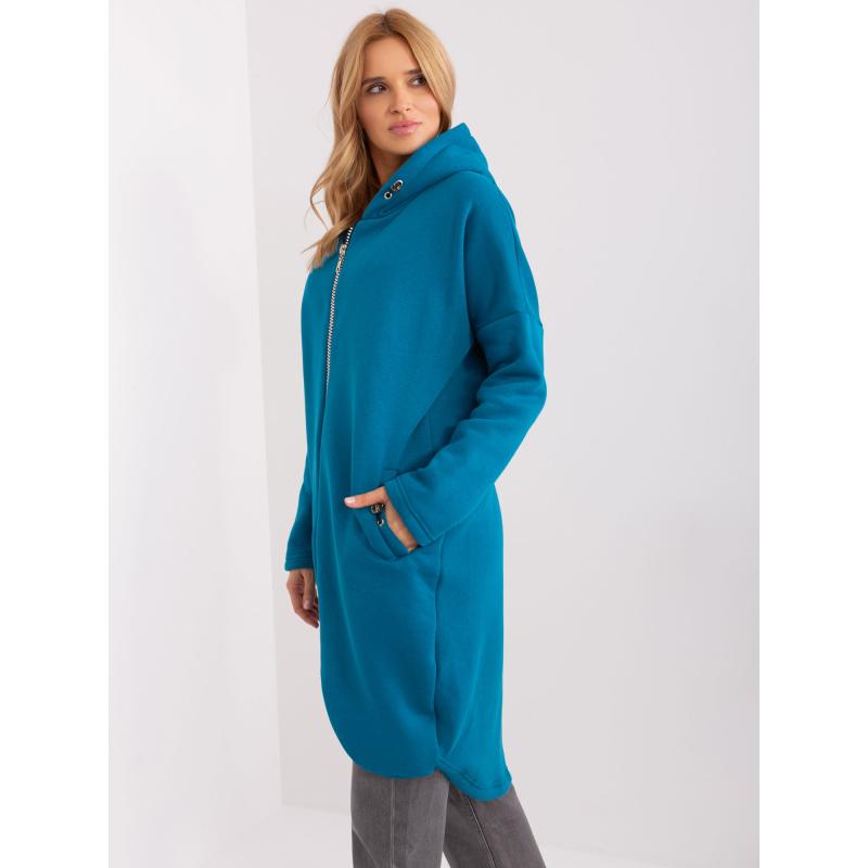 Dámská mikina s kapsami Tina RUE PARIS námořnická 