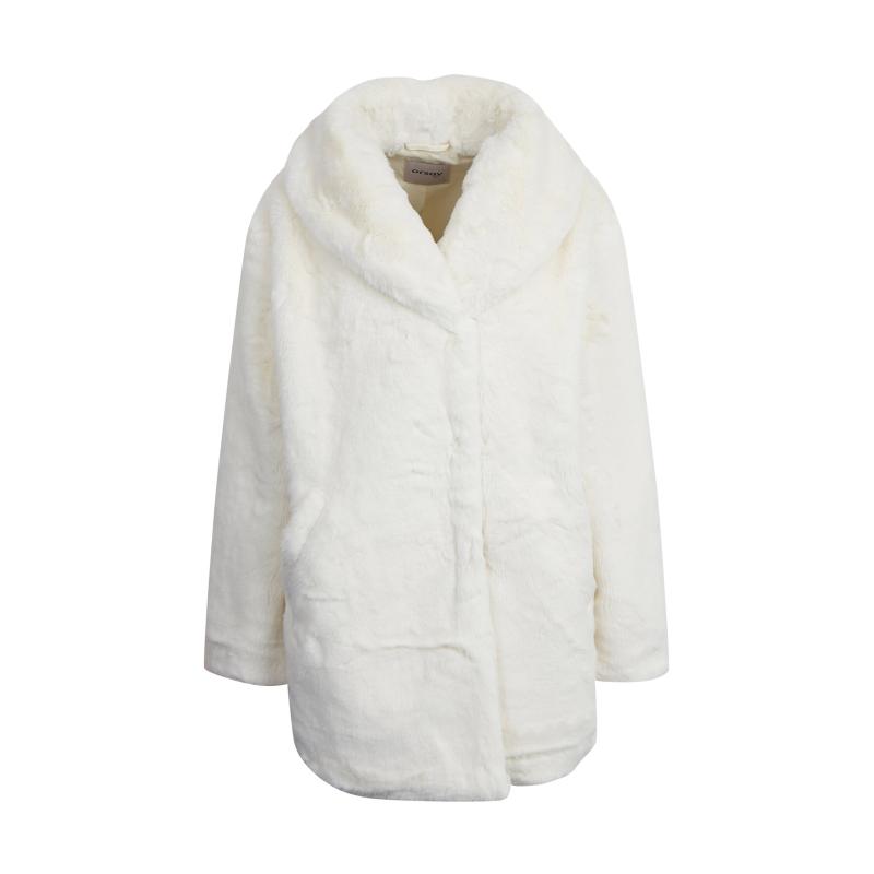 Krémszínű női kabát