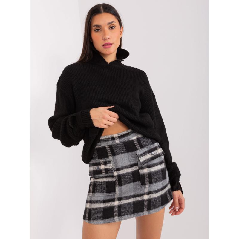 Dámská sukně s kapsami HOWELL tmavě šedá 