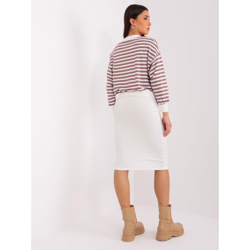 Dámská souprava BENITO hnědá a ecru 