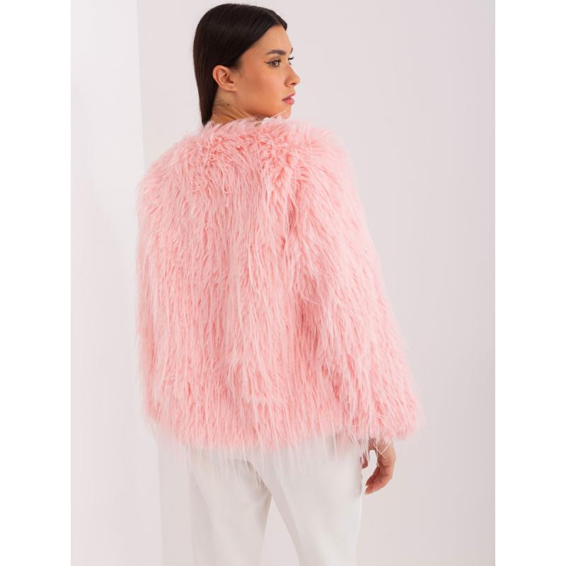 Dámské sako se zapínáním na knoflíky ETHAN světle růžové