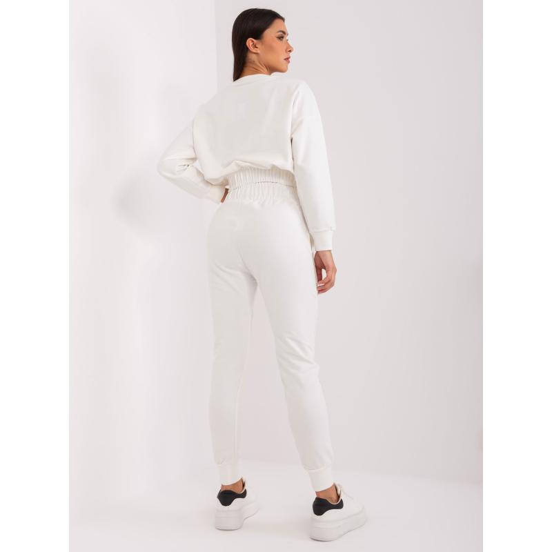 Dámska súprava s krátkou mikinou INEZ ecru