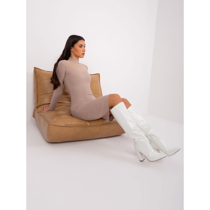 Női ruha BASIC FEEL GOOD sötétbézs sötétbézs