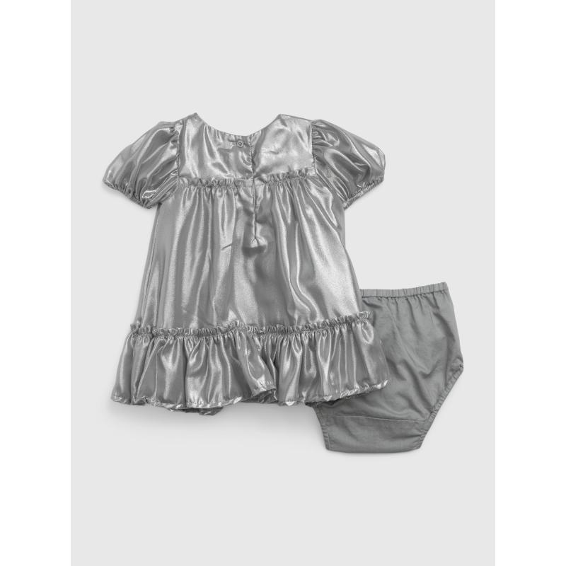 Detské saténové šaty