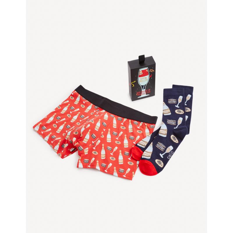 Boxerské šortky a ponožky v darčekovom balení
