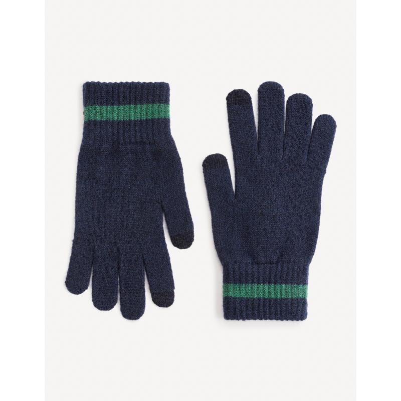 Čepice, šála a rukavice v dárkovém balení Tmavě m