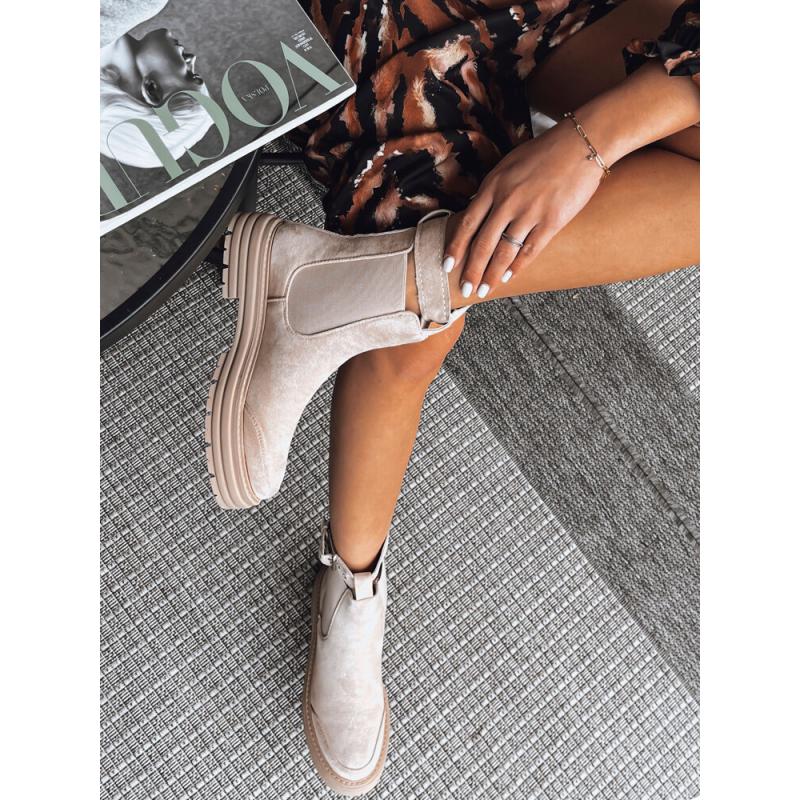 Dámske čižmy MADDEN béžové