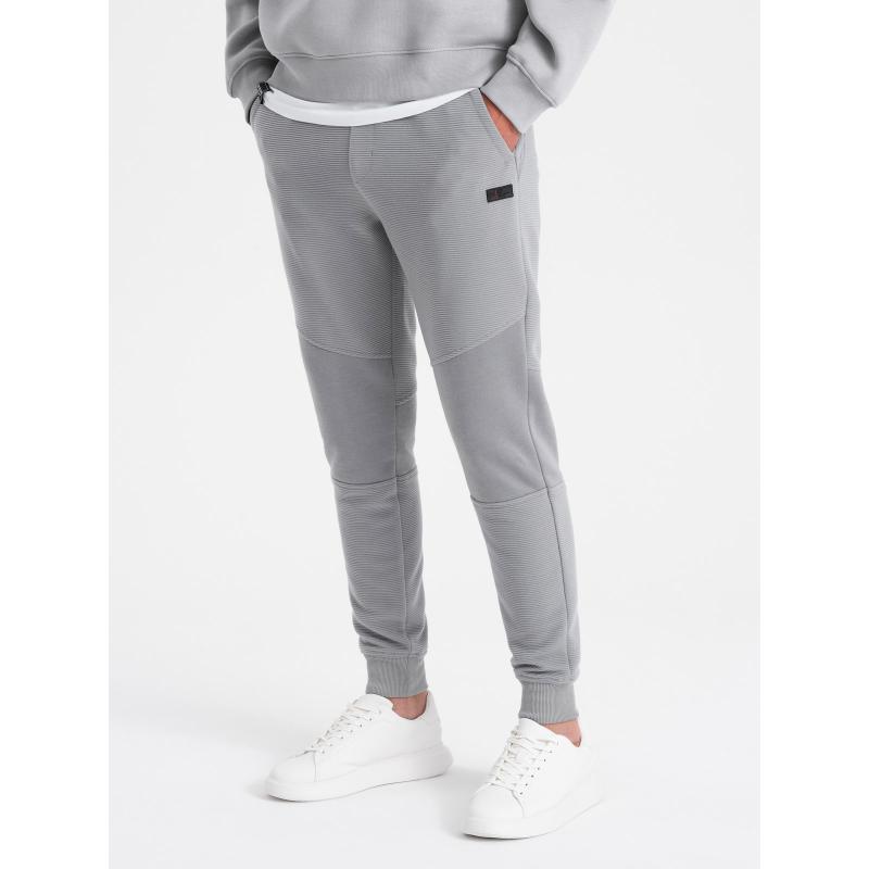 Pánske tepláky V5 OM-PASK-0127 sivé