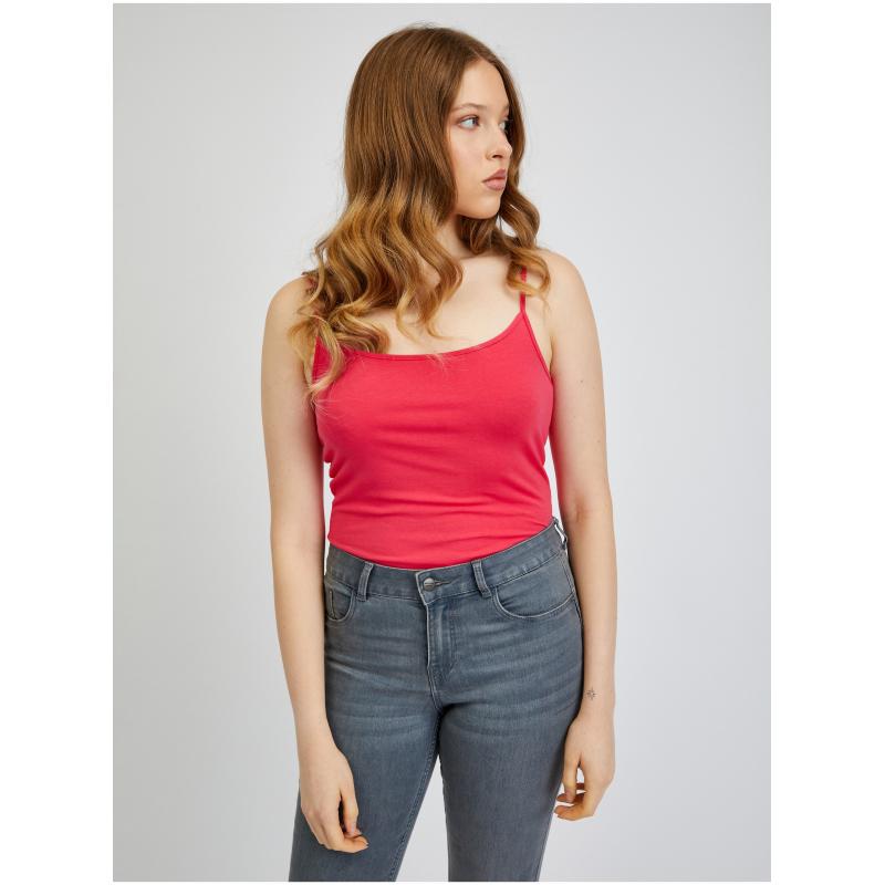 Súprava dvoch dámskych tielok v tmavoružovej farbe