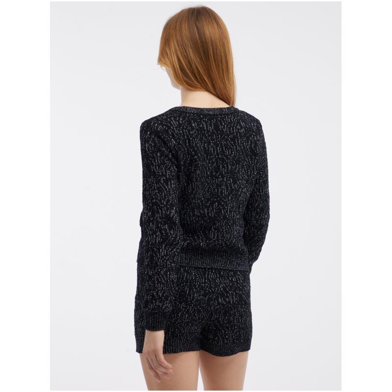 Fekete női kardigán