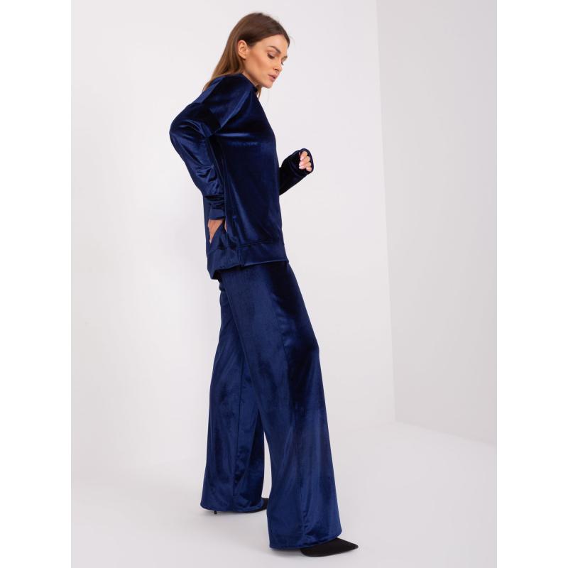 Dámský komplet s halenkou OKIMA námořnicky modrý