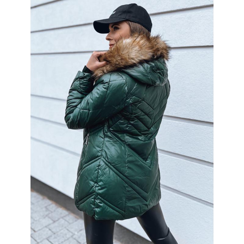 Dámska prešívaná zimná bunda SOLARIS zelená