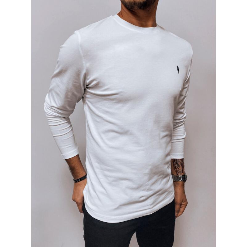 Pánské tričko s dlouhým rukávem HORSE bílé