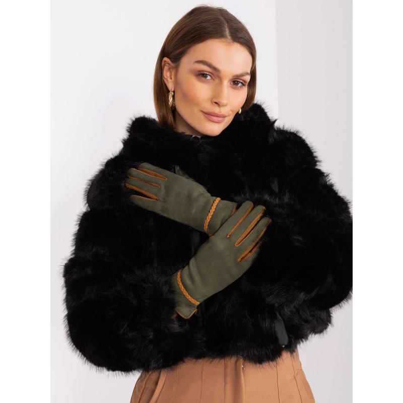 Női kesztyű SOFT khaki