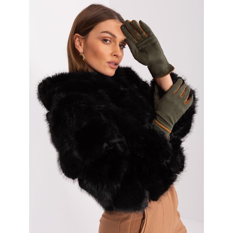 Női kesztyű SOFT khaki