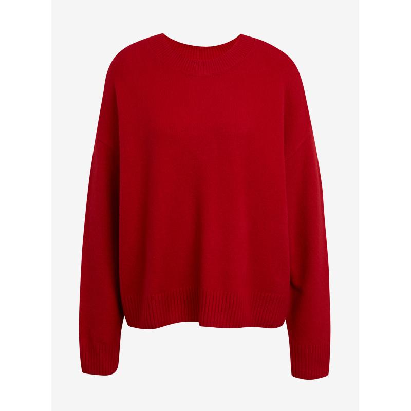 Červený dámský svetr