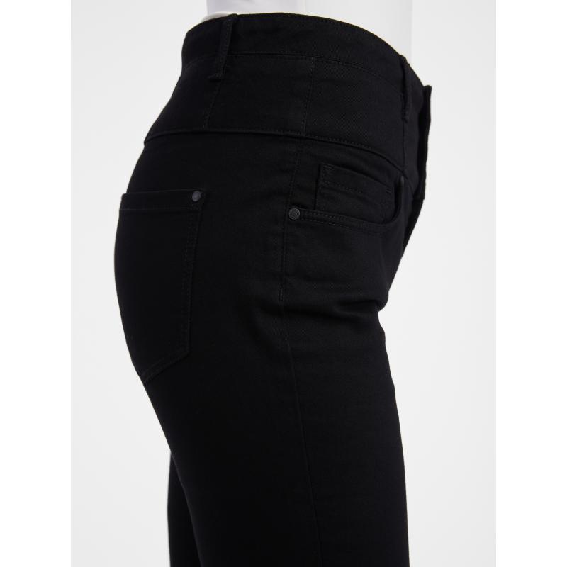 Fekete női skinny fit farmer