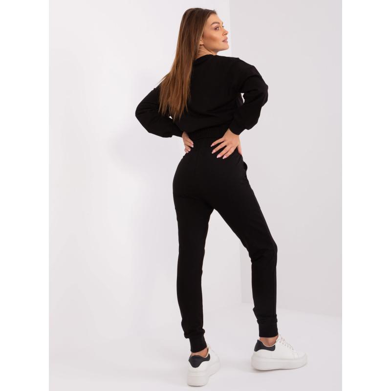 Dámska súprava s farebným nápisom ADA čierna