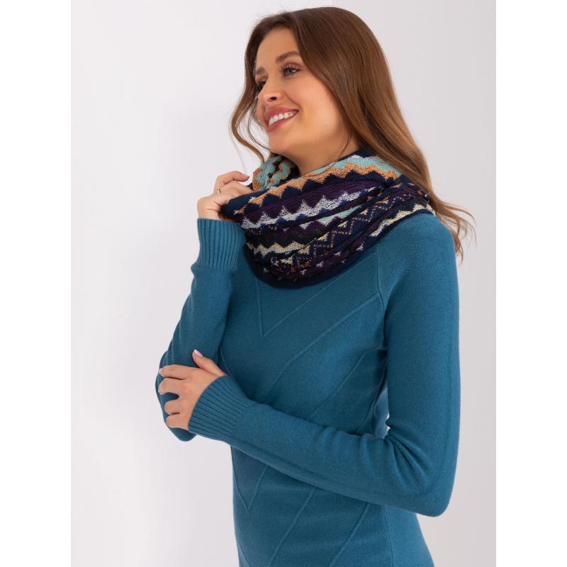 Dámský svetr vzorovaný ADRIANA námořnicky modrý 