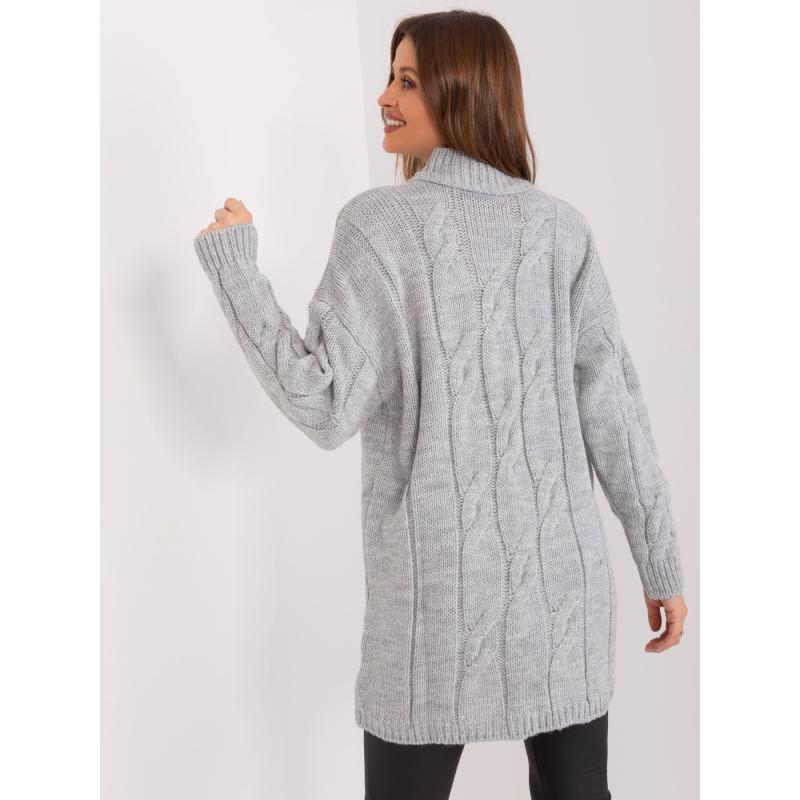 Női garbó ruha AIDA szürke