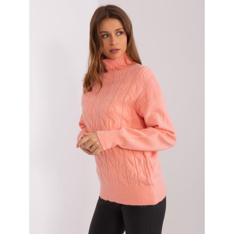 Dámský rolák s náplety ALIMA broskvový 