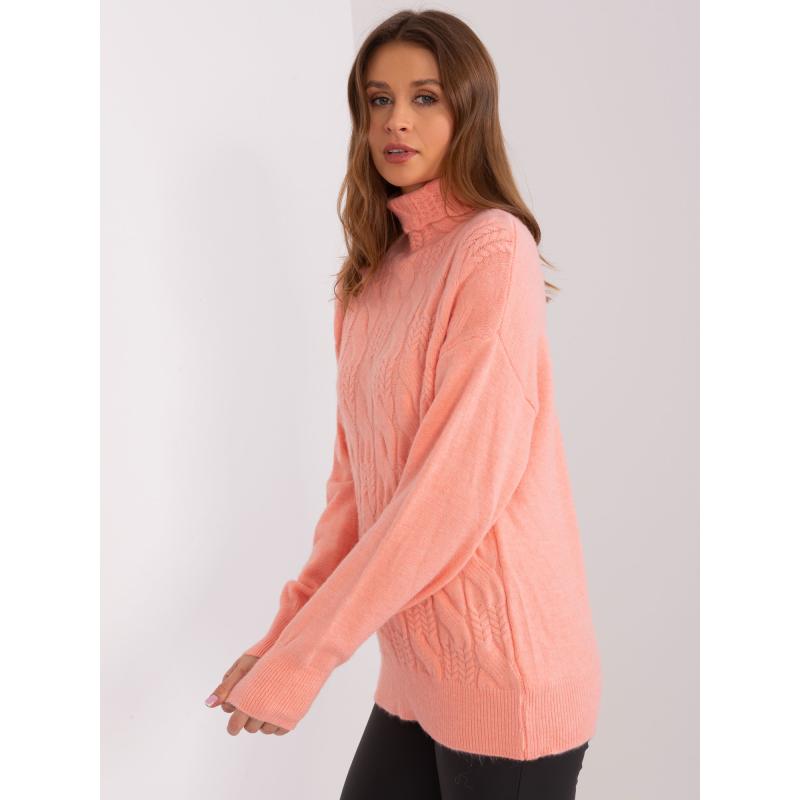 Dámský rolák s náplety ALIMA broskvový 