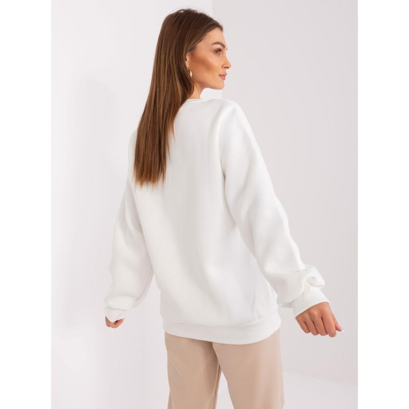 Női blúz kerek nyakkal ALOISE ekrü színű