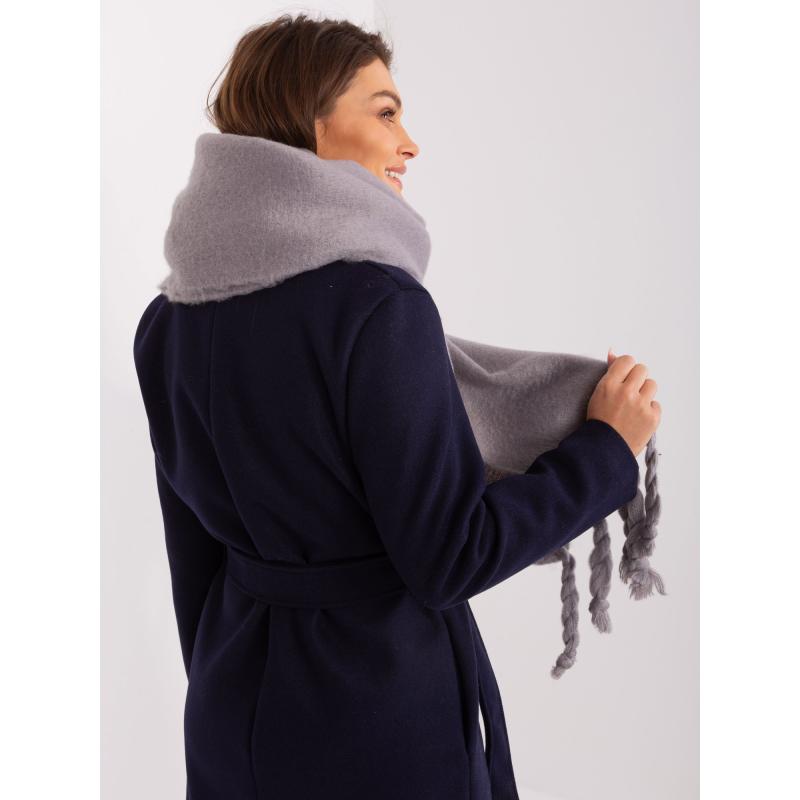 Női rojtos sál ATINA szürke