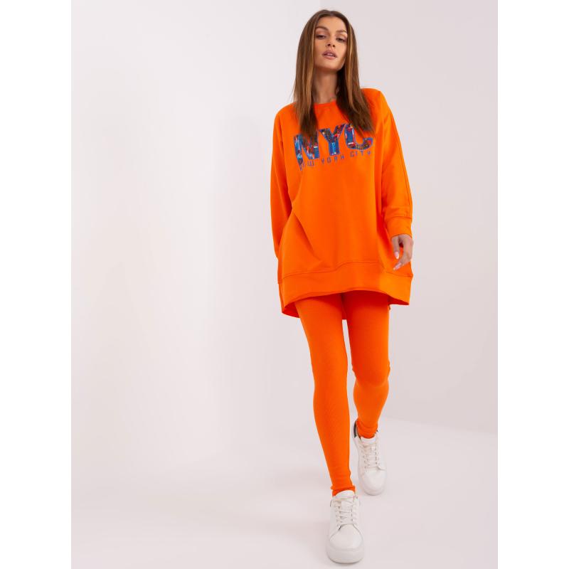 Dámský komplet s legínami BARICA oranžový 