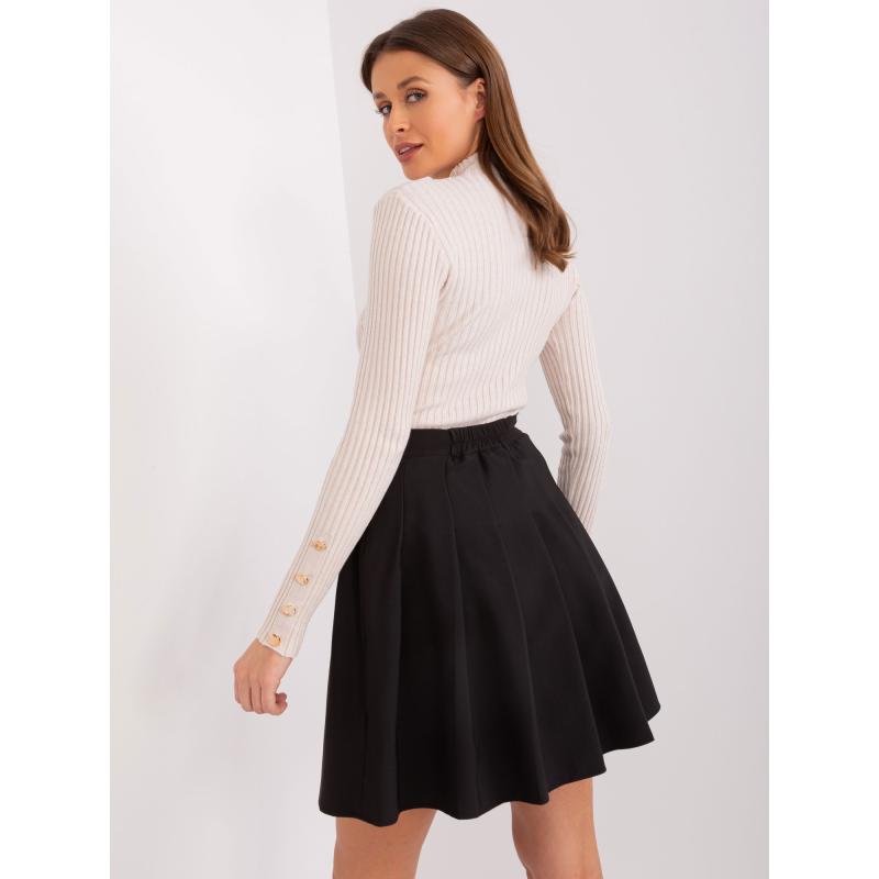 Dámská minisukně s plisováním BERITA černá