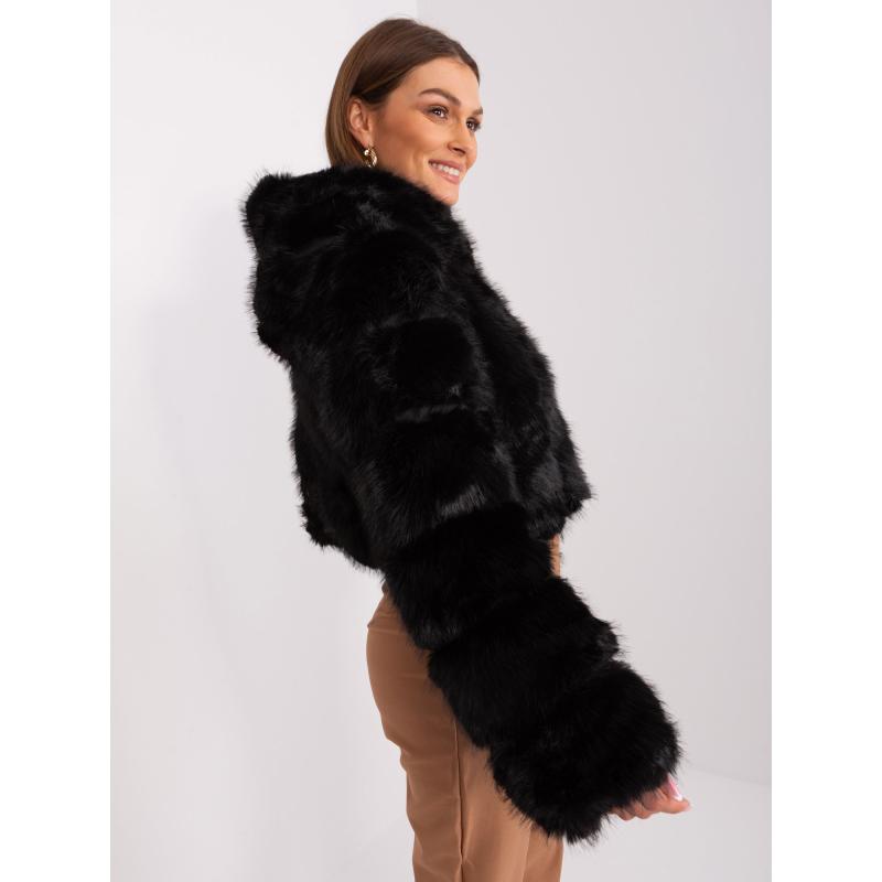 Dámská bunda z ekokůže PRE černá