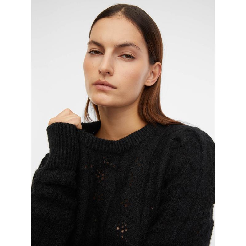 Kötött pulóver gyapjúkeverékkel