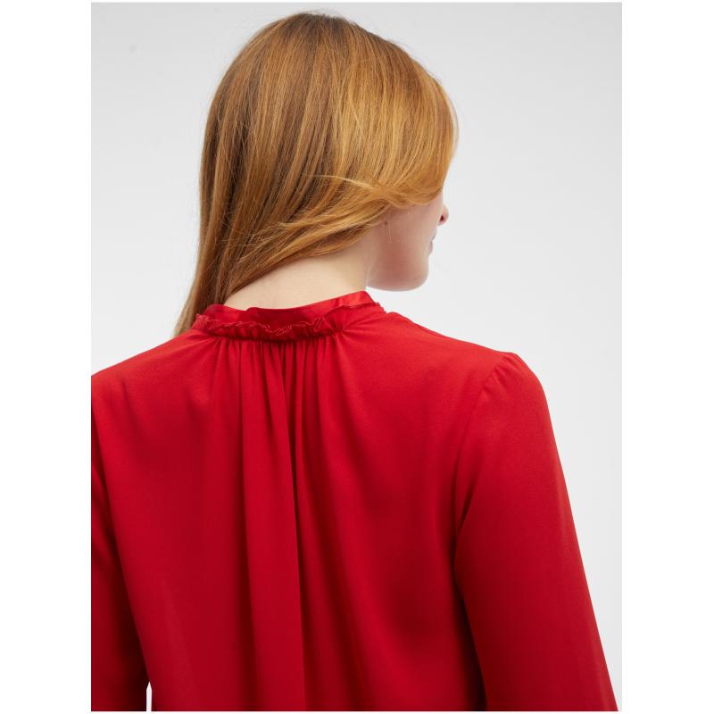 Červená dámská halenka