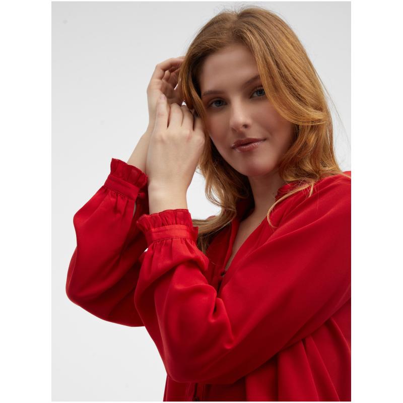 Červená dámská halenka