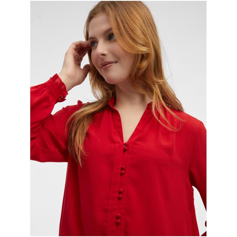 Červená dámská halenka