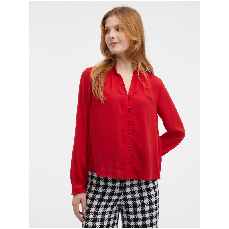 Červená dámská halenka