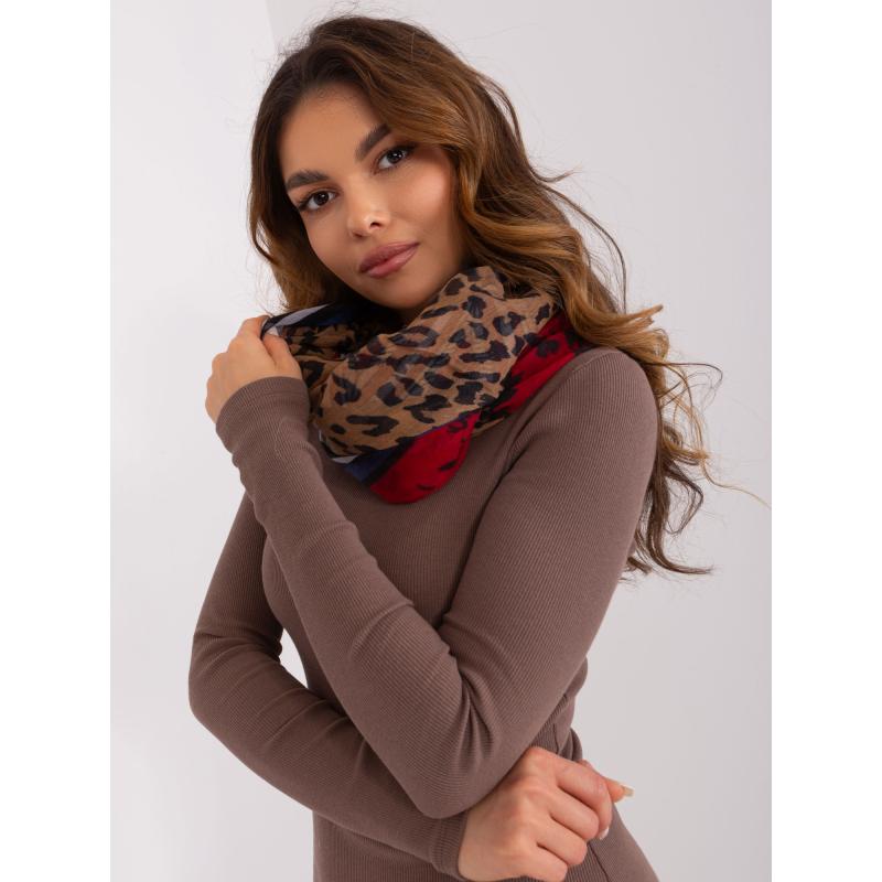 Női pulóver OPIK mintával piros