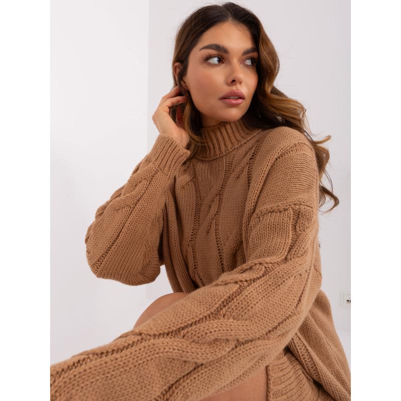 Dámské šaty RUE PARIS hnědé