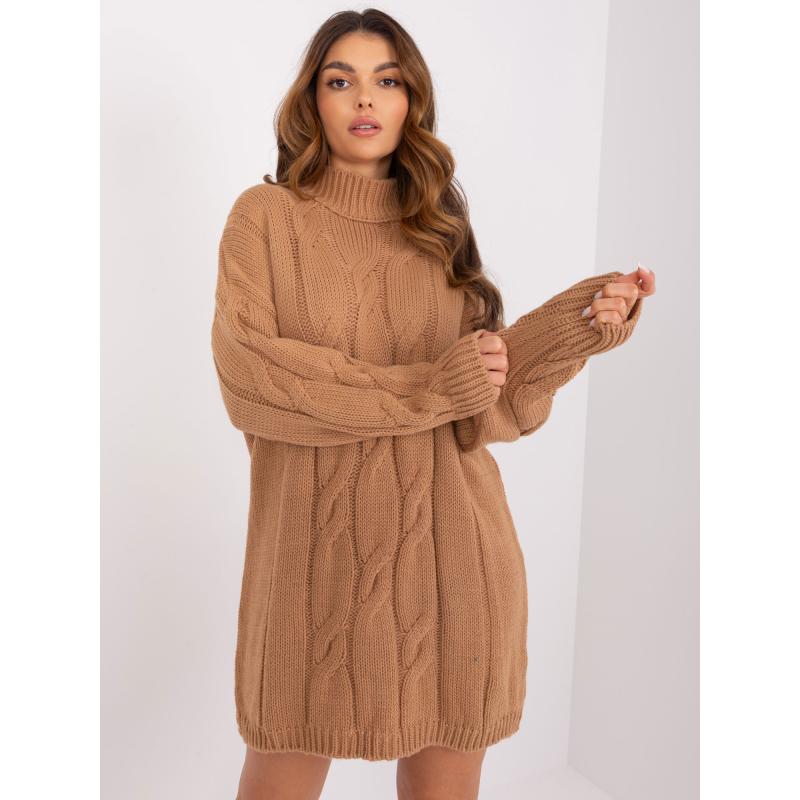 Dámské šaty RUE PARIS hnědé