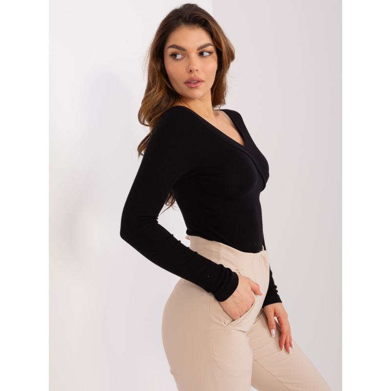 Dámská halenka s dlouhým rukávem BECKA černá 