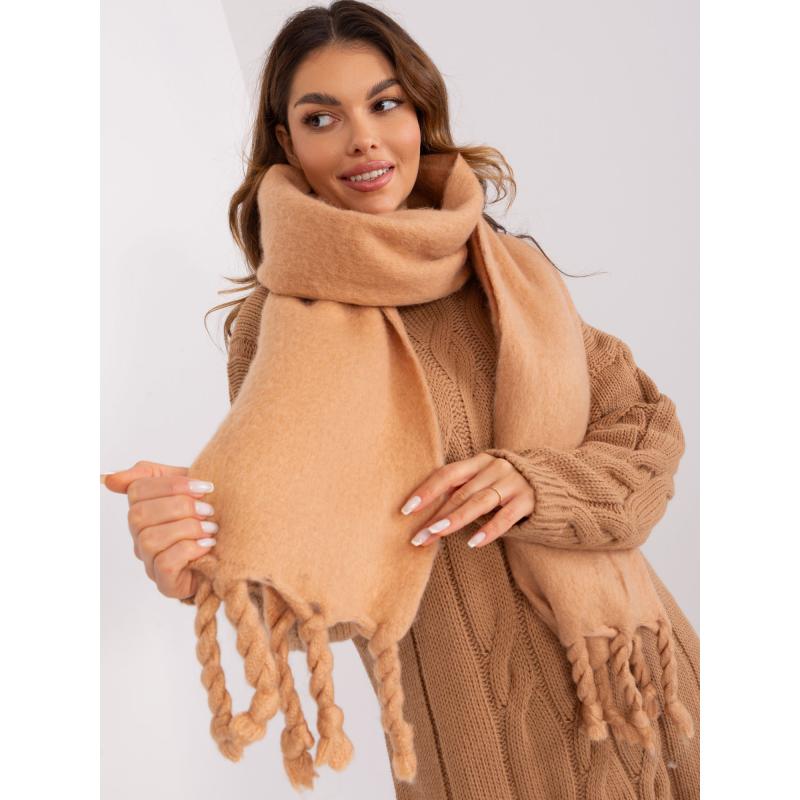 Dámska šatka s lemom BIG hnedá