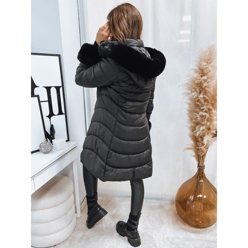 Dámská prošívaná zimní bunda MOON černá