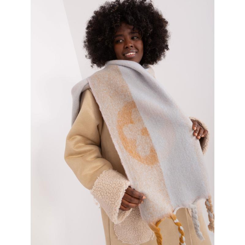 Női sál LOPIA világos rózsaszín