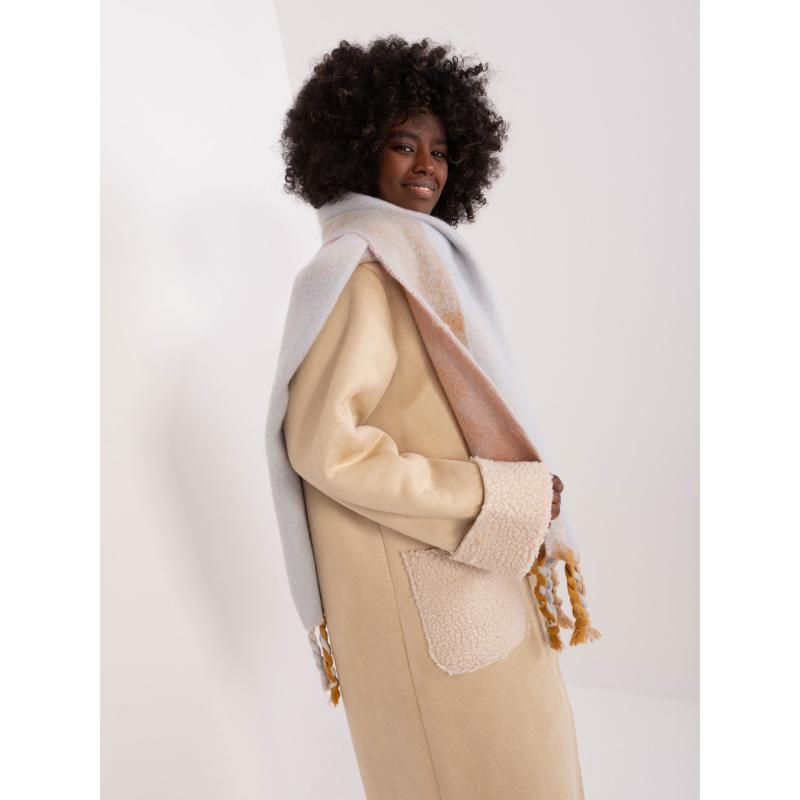 Női sál LOPIA világos rózsaszín